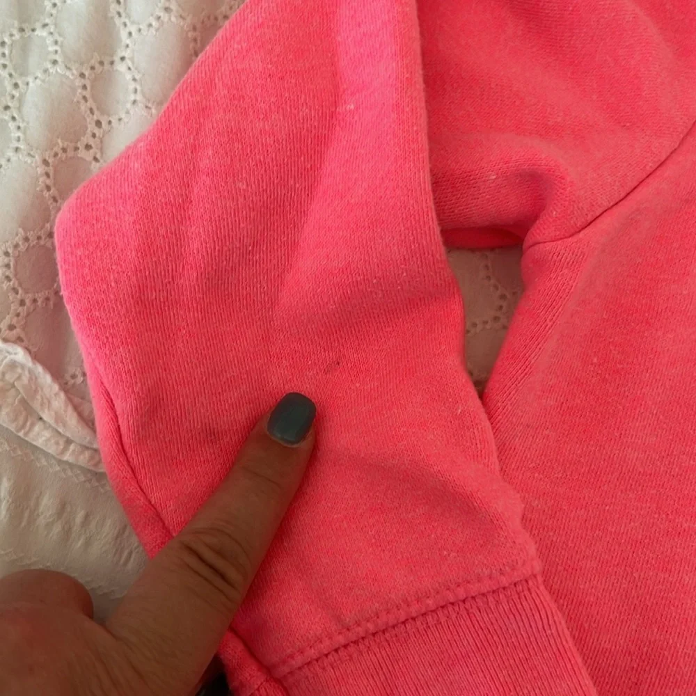 Gap Girls Hooded Sweatshirt and Grey Joggers Size Small Pink